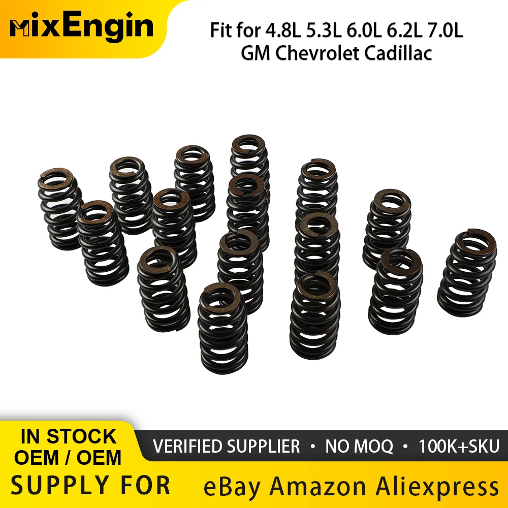 Engine Parts VALVE SPRINGS Fits 4.8 5.3 6.0 6.2 7.0L V8 Gas LS1 LS2 LS3 LS6 LXS For GM Chevrolet Cadillac Pontiac Firebird