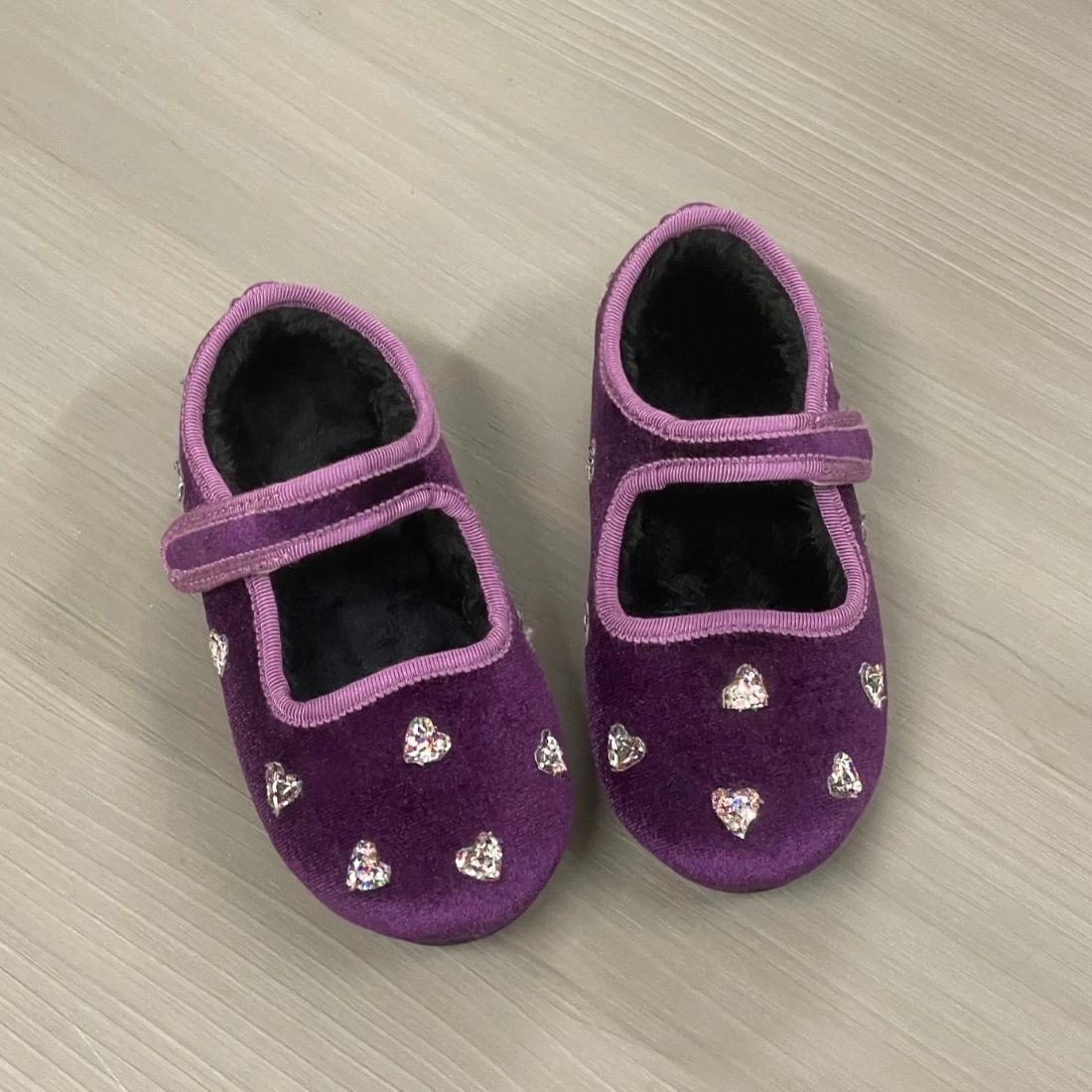 Personality Heart Shape Princess Shoes Fashion Dressing Shallow Mouth Travel Camping Performance Girls' Shoes Christmas Gift