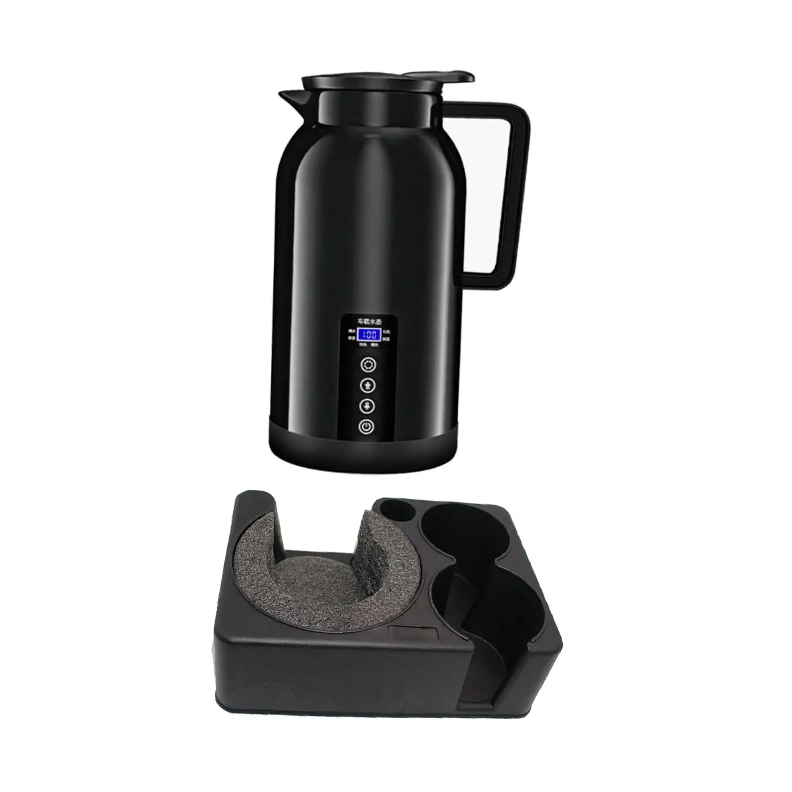 304 Stainless Steel Electric Car Kettle Tea Coffee for Boiling Water, Eggs,