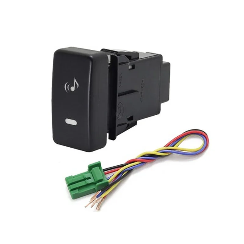 1PC Fan Recorder Monitor Automatic Headlights Music BSM LED Switch Button For Honda Accord 2000-2007 New Cars Accessories