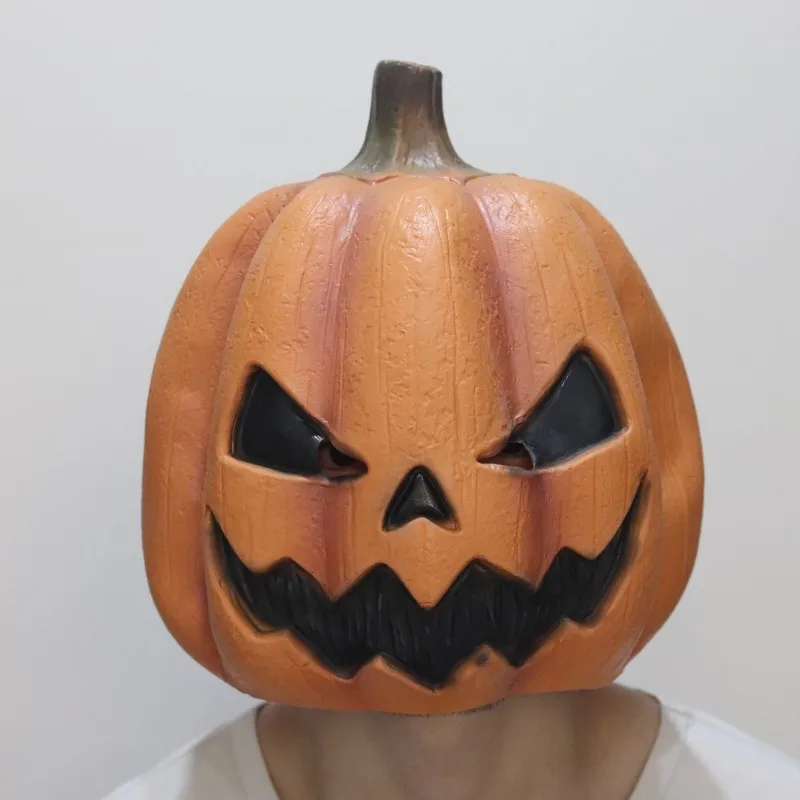 Horror Latex Mask Full Face Halloween Costume Accessory for Cosplay Haunted House Party Dress Up