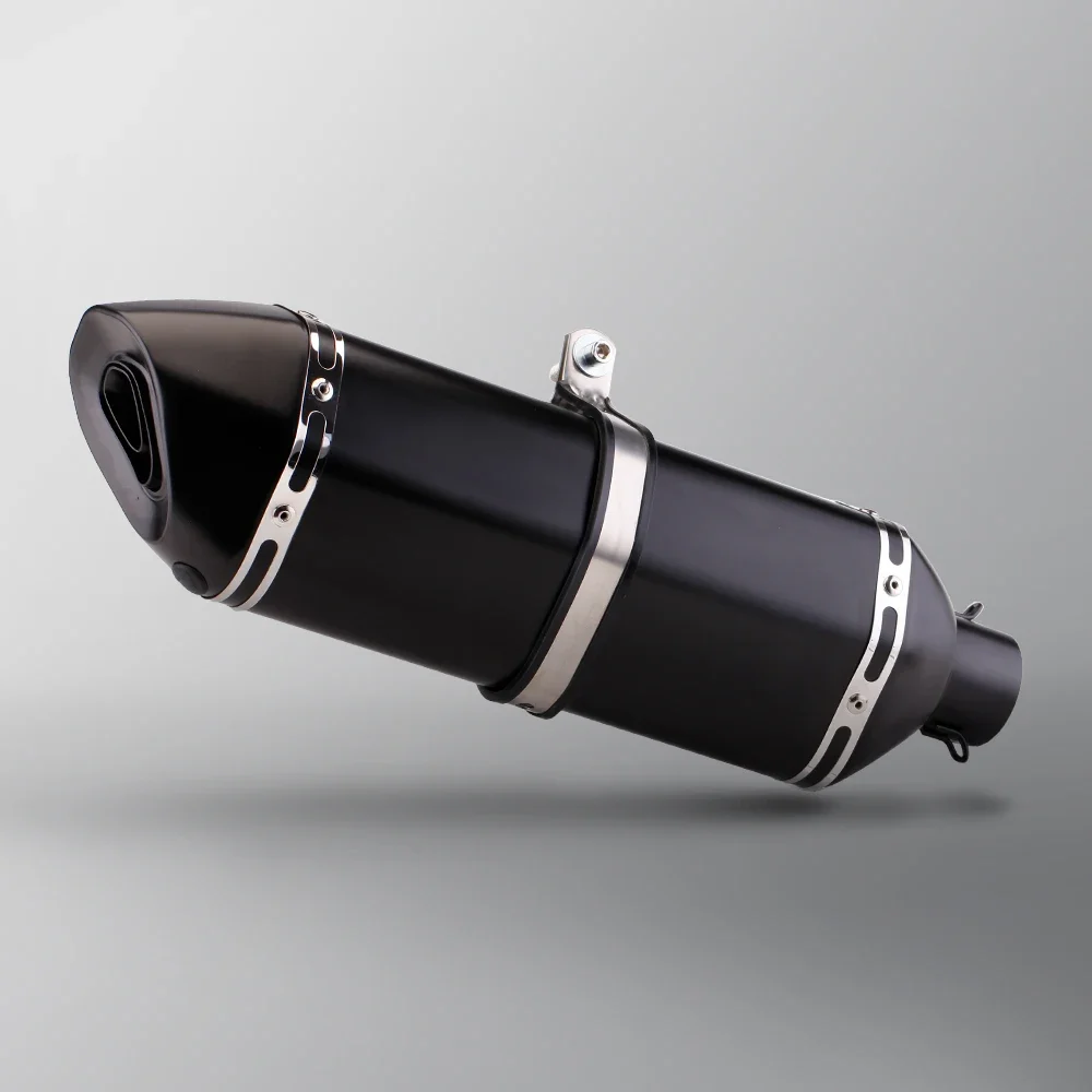 

Universal 51MM Motorcycle Exhaust Muffler Pipe Escape Moto For Akravopic Z400 Kawasaki Er6n Sv650 Z800 R1 Cb650f Cb1000r Cbr250r