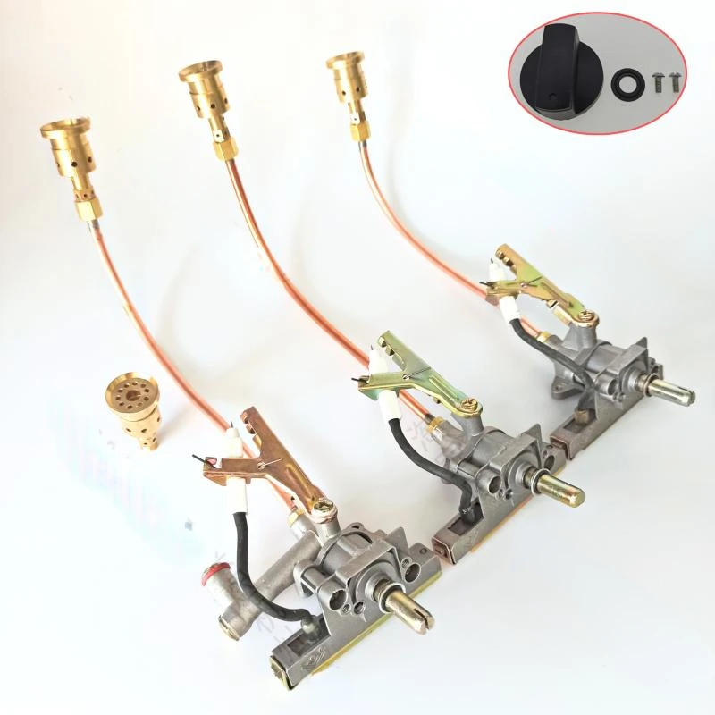 

Gas Cotton Candy Maker Ignition Switch Copper pipe nozzle gas ignition assembly valve Electronic Sugar Floss Machine igniter
