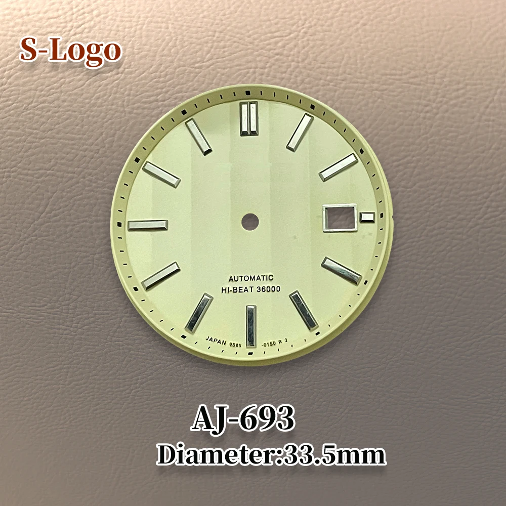 33.5mm GS Logo Water Ripple Diver‘s Dial Suitable for NH35 Movement High Quality Watch Modification Accessories Repair tools ﻿