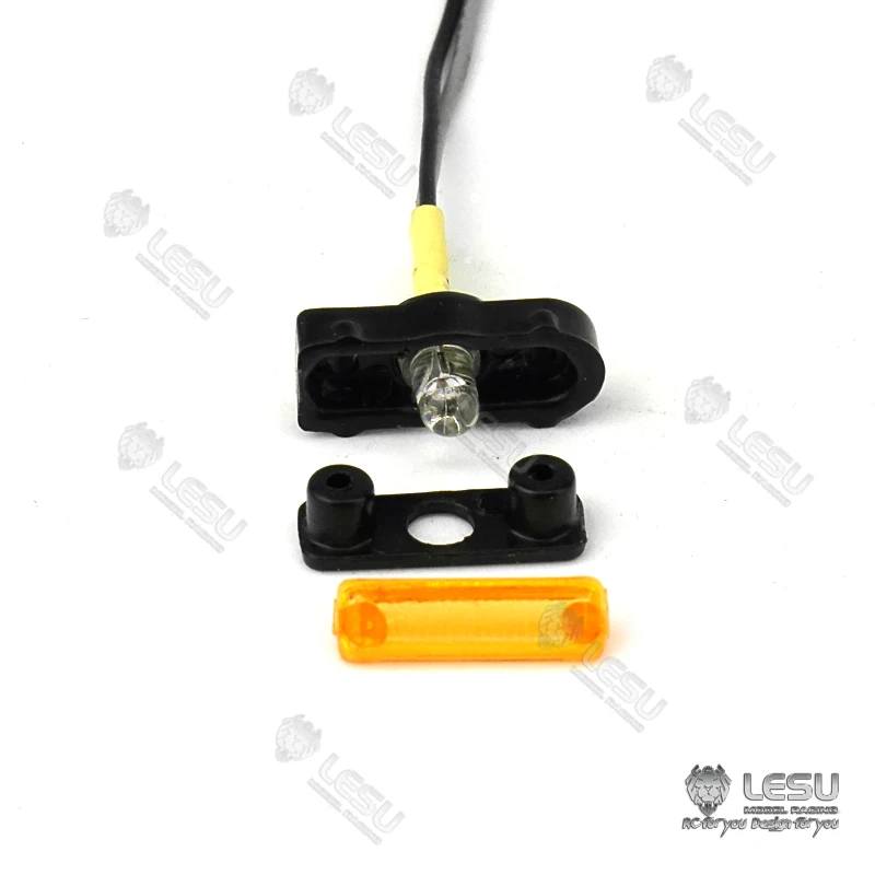 LESU 1/14 サイドスカート LED ライトランプ RC トラクタートラックトレーラー DIY モデルおもちゃの車のアップグレードアクセサリー TH15877-SMT7