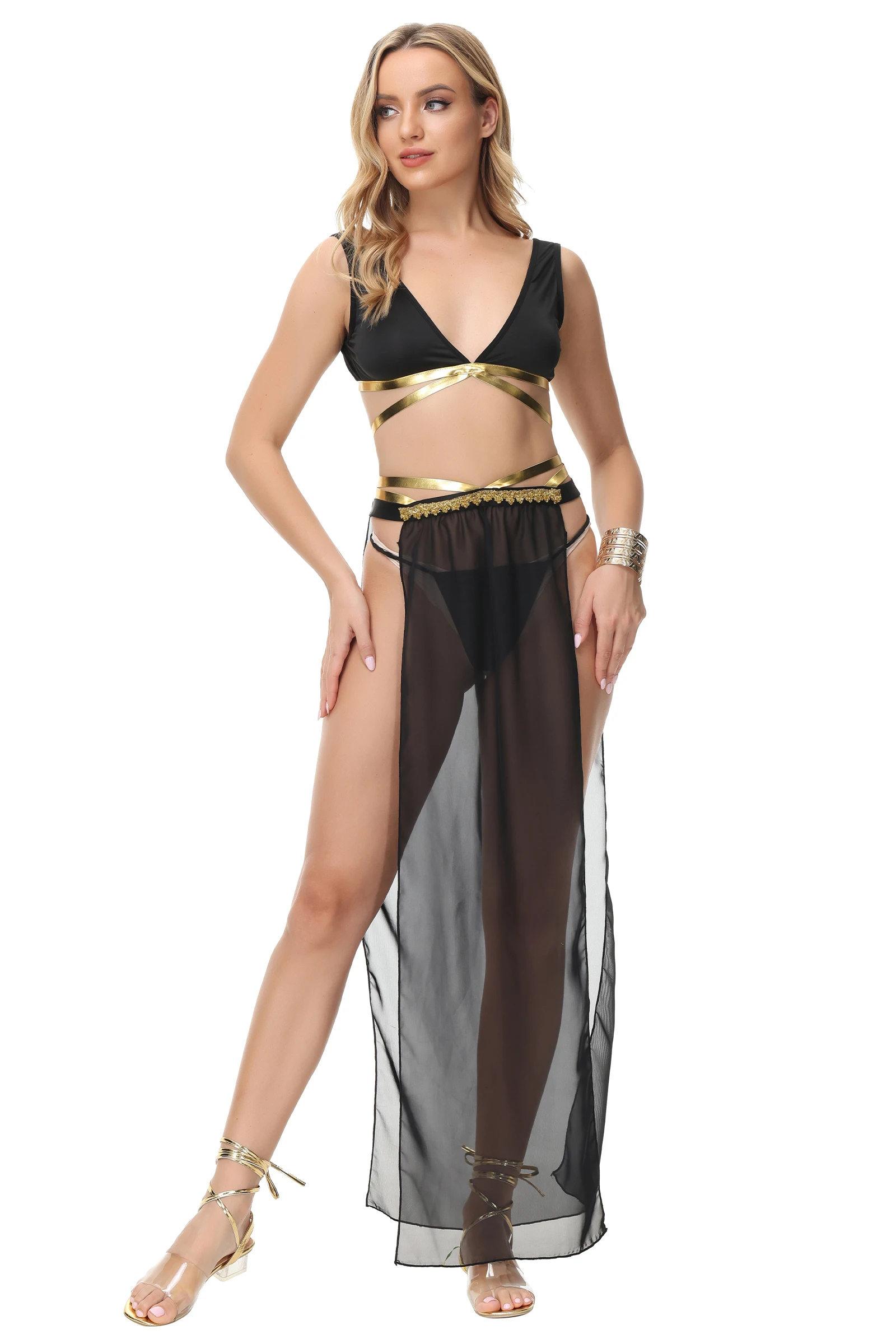 Costumes d'halloween pour femmes, tenue de Cosplay, princesse, princesse, princesse, harapuce, égyptien antique, reine, Cleopatra