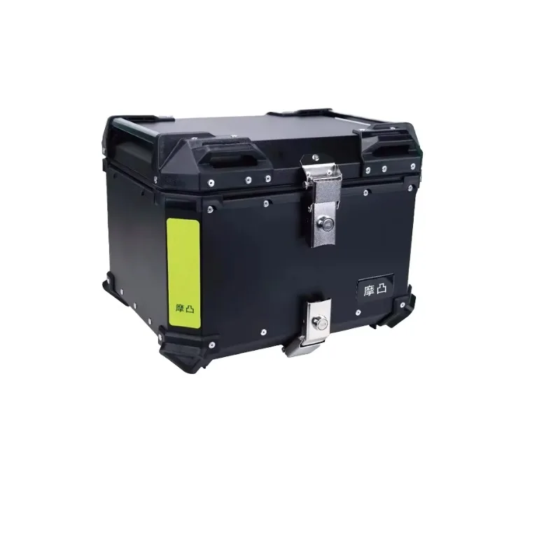 Tail box 45L aluminum alloy top ******iversal motorcycle rear storage trunk