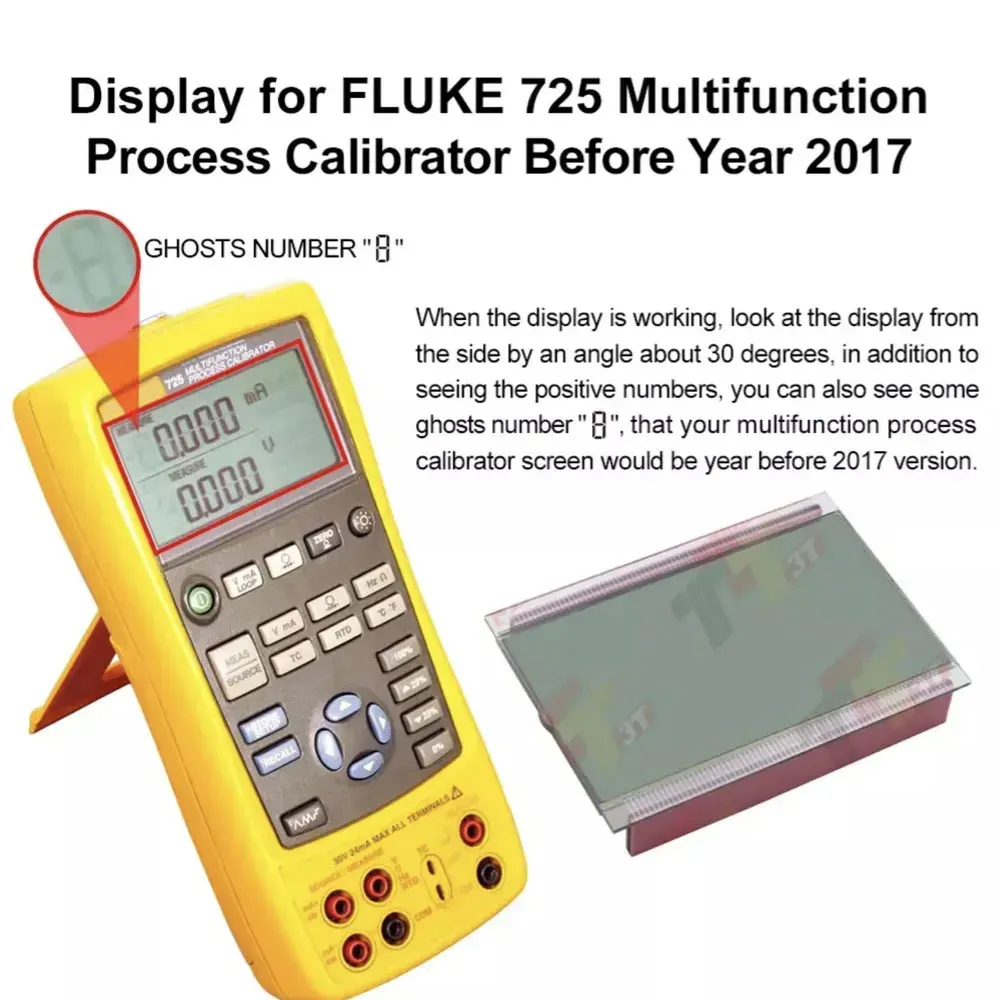 Display for FLUKE 726 725 Multifunction Process Calibrator Before Year 2017