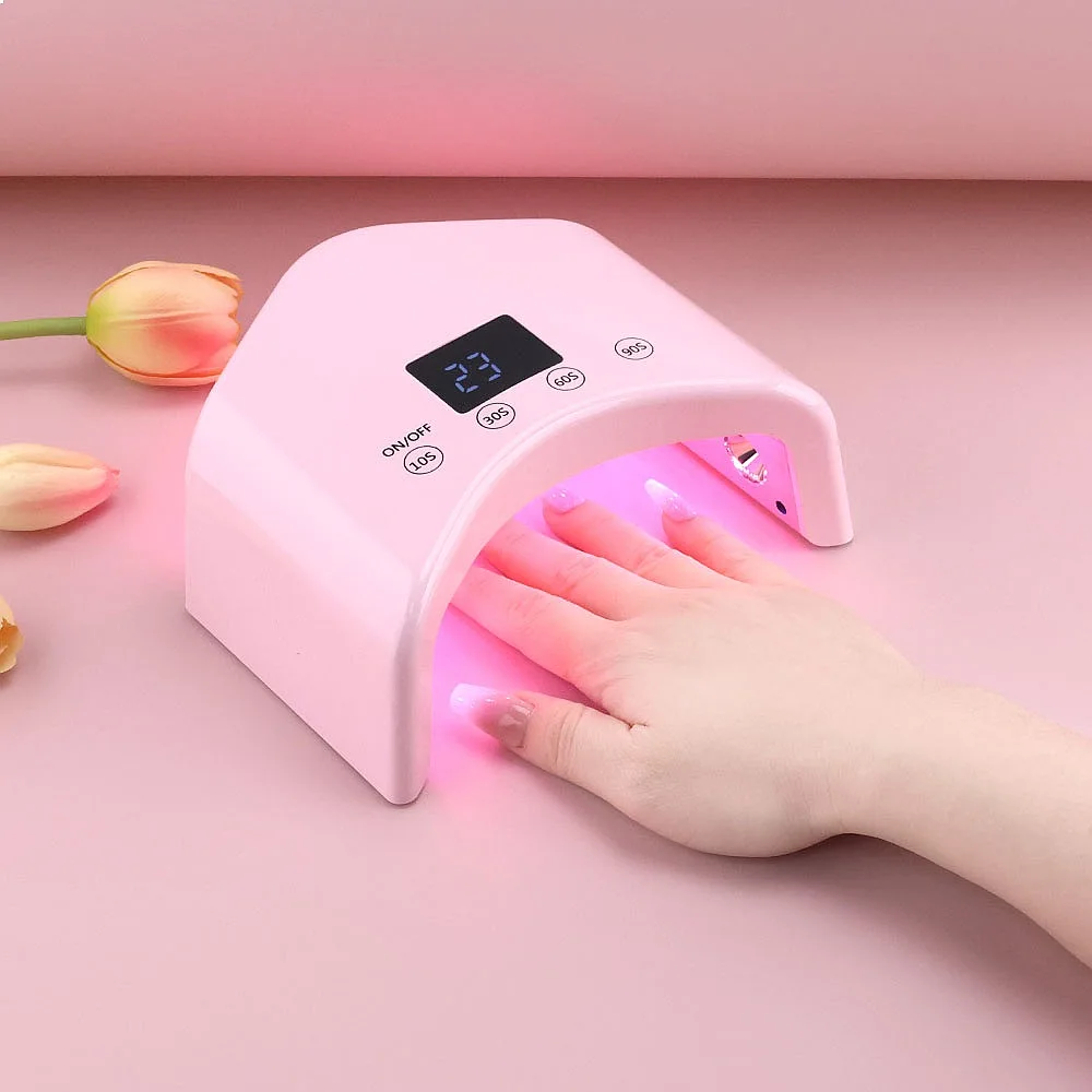 48W New Design Nail Light Cordless Pro Curing UV Led Nail Lamp Rechargeable Gel Polish Machine Nail Dryer