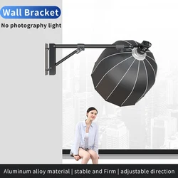170 cm 135 cm Zware Muurbevestiging Boom Arm Projector Beugel voor Fotografie Studio Softbox Video Strobe Ring Lights