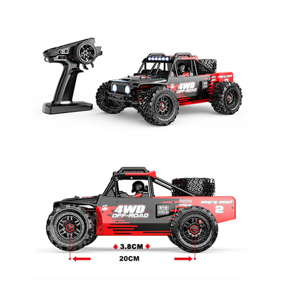 MJX 14209 RC Car 1/14 Brushless High Speed RC Vechile Models 43km/h 2.4G 4WD Remote Control Crawler Toys for Children Adults