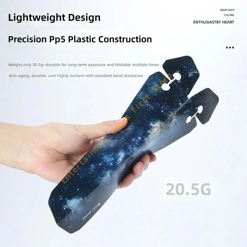 Easy Installation Bikes Tail Mud Guard Splash Strong Plastic Construction 55KD