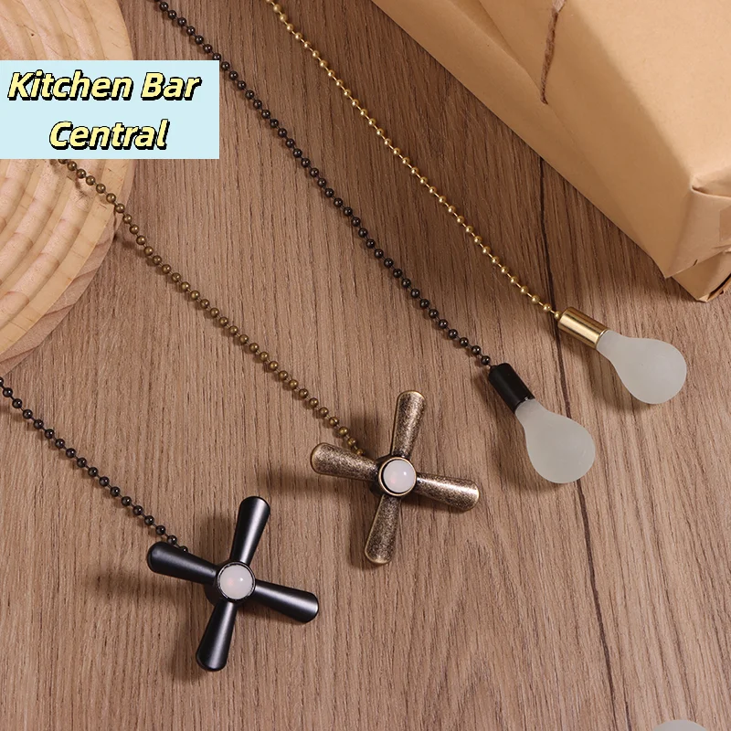 【สายโซ่ดึงสำหรับสวิตช์หลอดไฟพั - Ceiling Fan Pull Chain Switch บทวิจารณ์และราคา