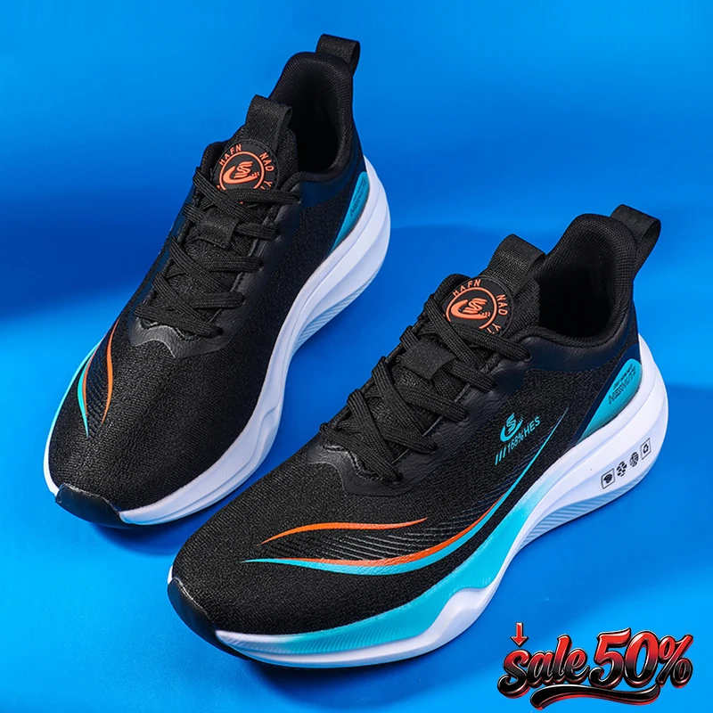 

Marathon Men Running Shoes Breathable Outdoor Sports Shoes Lightweight Sneakers Women Comfortable Athletic Training Footwear