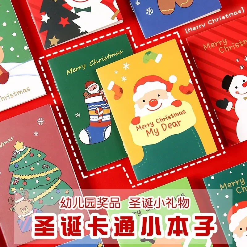 Christmas Gift Cartoon Little Book Christmas Notepad Kindergarten Class Gift Creative File Prizes