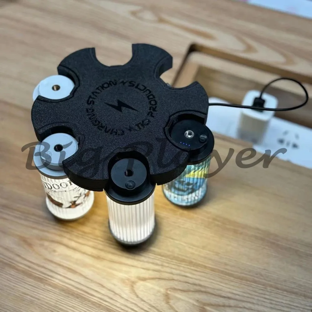 Premium  Camping Light Charger - 38 Explore Lamps 5 6 Ports  Lamp USB Fast Charging Station