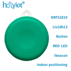 Holyiot 블루투스 비콘 태그, 3 축 가속도계 센서 포함, BLE 5.0 근접 로케이터 모듈, Eddystone Ibeacon IOT, NRF52810