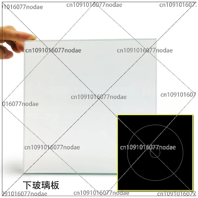 QCT Thick Paint Putty Consistency Tester Thick Slurry Detection Pump with 2 Glass Plates