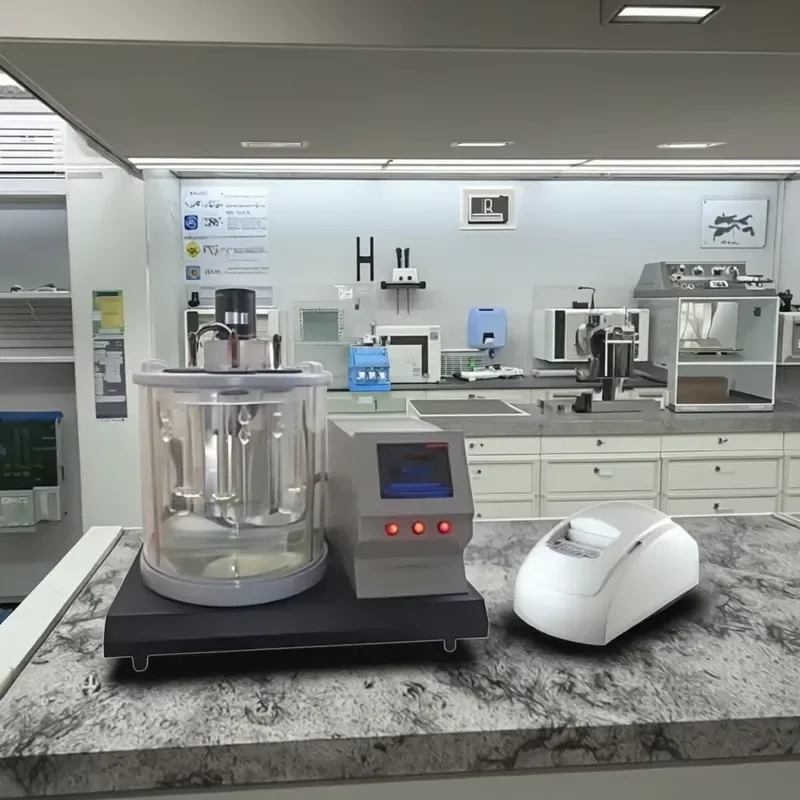 Asphalt Kinematic Viscosity Tester Petroleum Capillary Viscometer Oil Viscosity Analyzer Lab Equipment for Fuel Bitumen