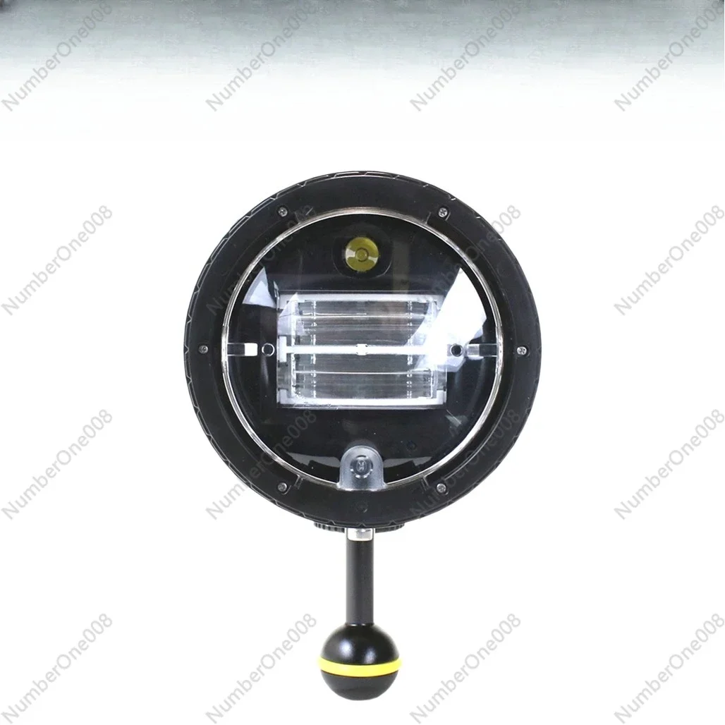 Waterproof Flashlight with Wireless Sync RC Mode & GN33 for Underwater Photography
