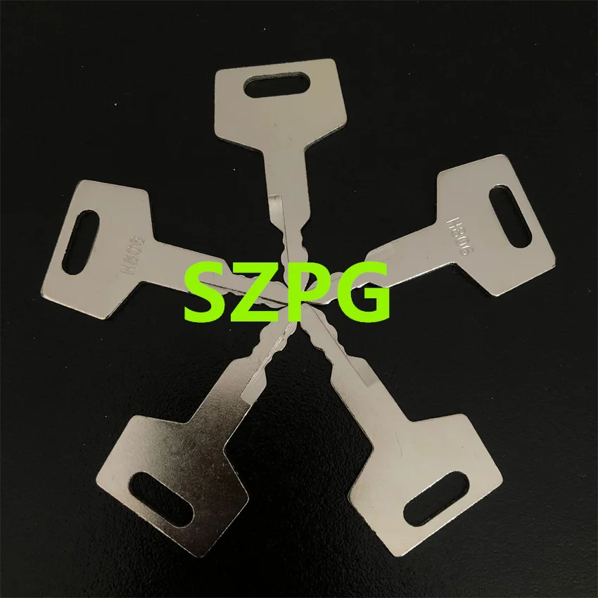 5/10/20PCS H806 Key for Takeuchi Excavator Track Loader BU1698X2 Open Door Lock Key