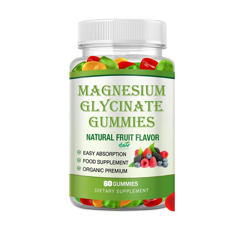 Adult magnesium glycinate gummies 600mg, high absorption magnesium supplements, L-threonine