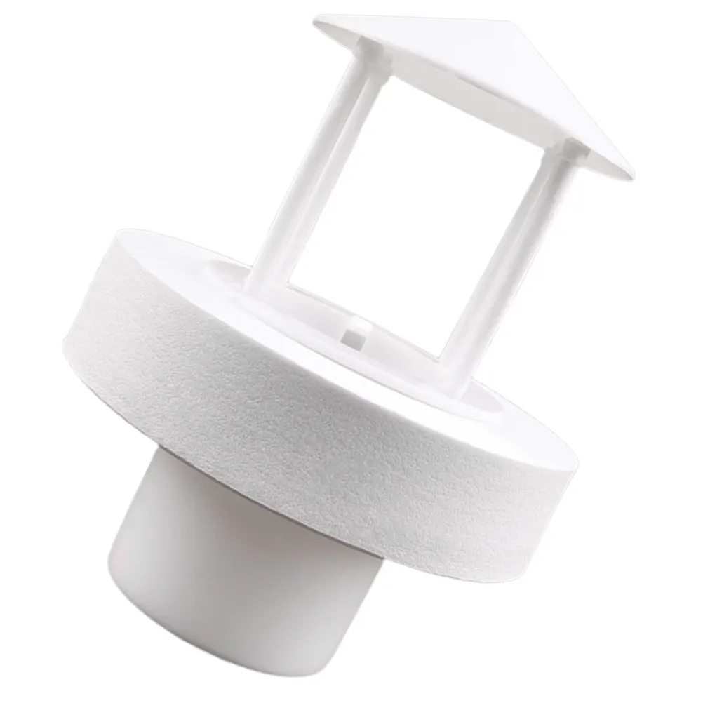 

Plastic Floating for Rockery Fish Pond ABS Humidifier Splash Guard Anti Splashing Fogger Head White Box Easy