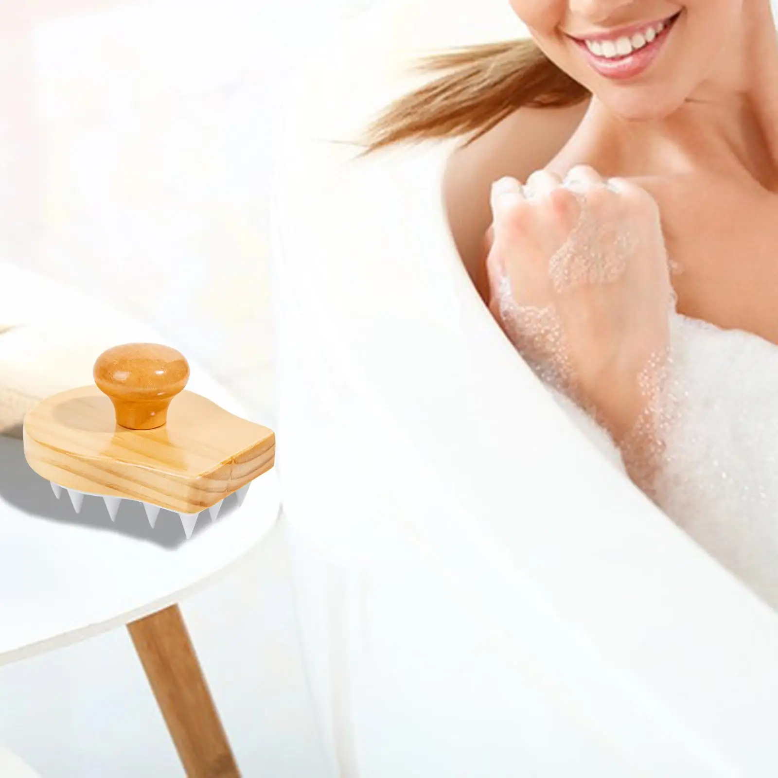 فرشاة تنظيف الشعر، رطبة وجافة لجميع أنواع الشعر، مريحة