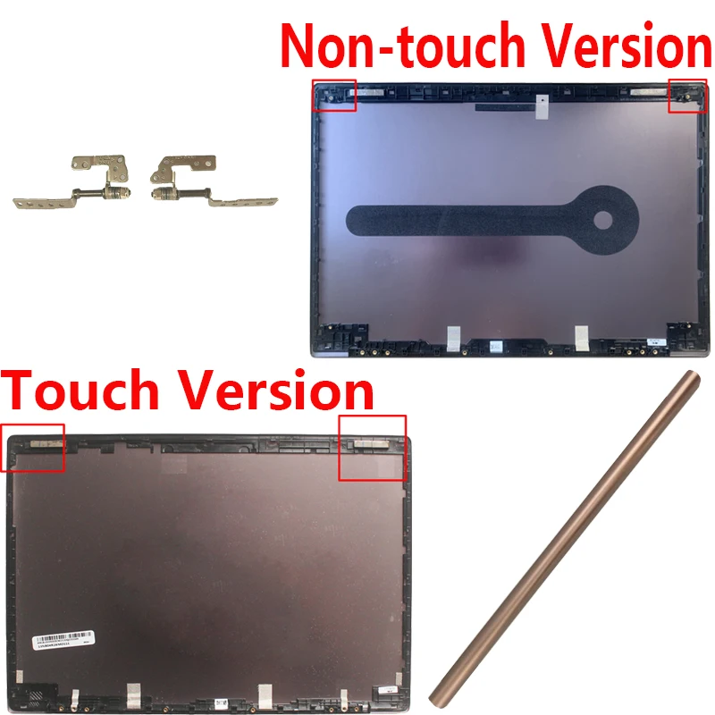 NEW Laptop Rear Lid LCD Back Cover/Hinges/Hinges cover for ASUS UX303L UX303 UX303LA UX303LN U303L U303U Without / with touch