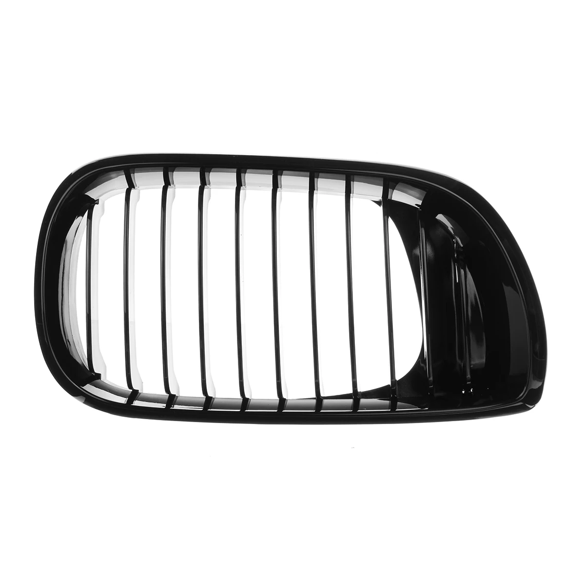 Glossy Black Front Kidney Single Slat Grill Grille For BMW E46 4 Door 4DR 3 Series 320i 325i 330i 2002-2005 Racing Grills