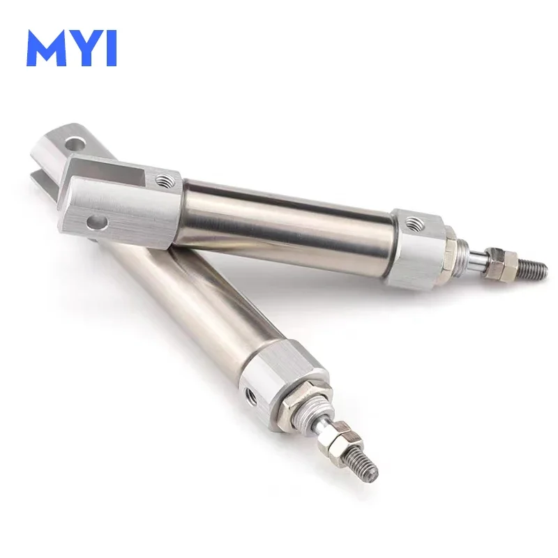 HLH CDJ2D Type Double Acting Pneumatic Air Cylinder Mini Small Single Rod 10mm 16mm Bore 20mm 25mm 30mm 150mm Stroke