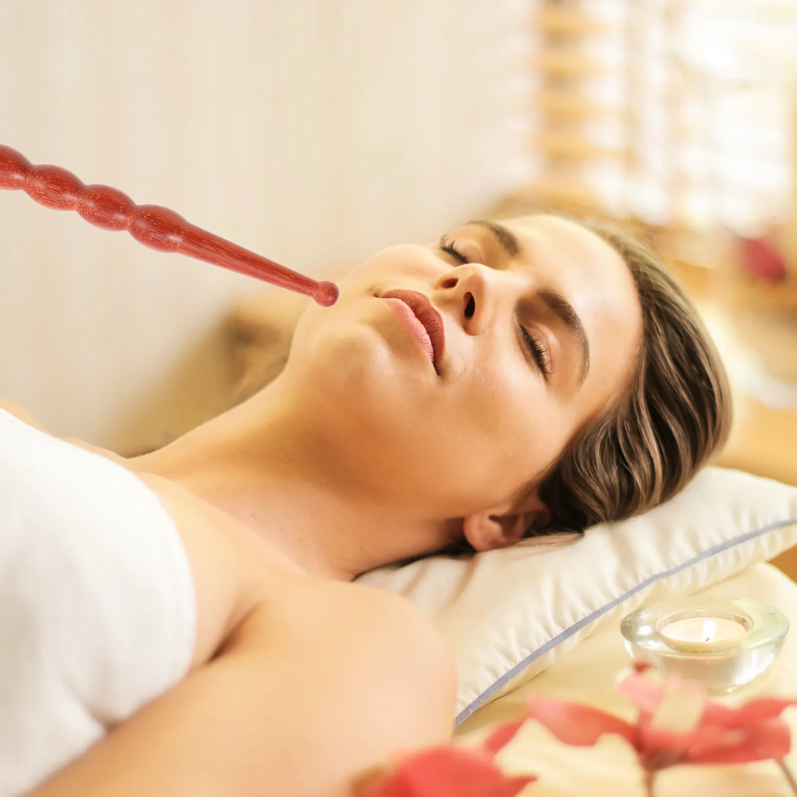 

Portable Wooden Massaging Stick for Whole Body Use Ergonomic Design Lightweight Manual Massage Tool for Daily Pain Relief