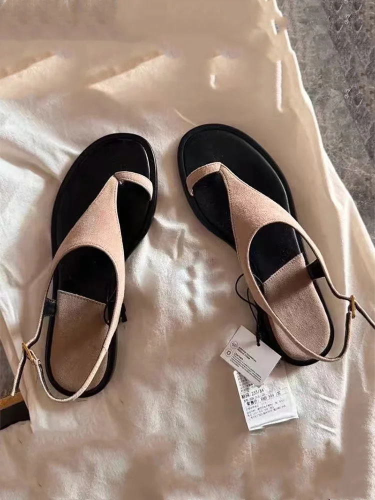 

Faionable римские сандалии, женские летние дышащие ботинки на низком каблуке на плоской подошве с открытым носком, Casual oes Beach oes