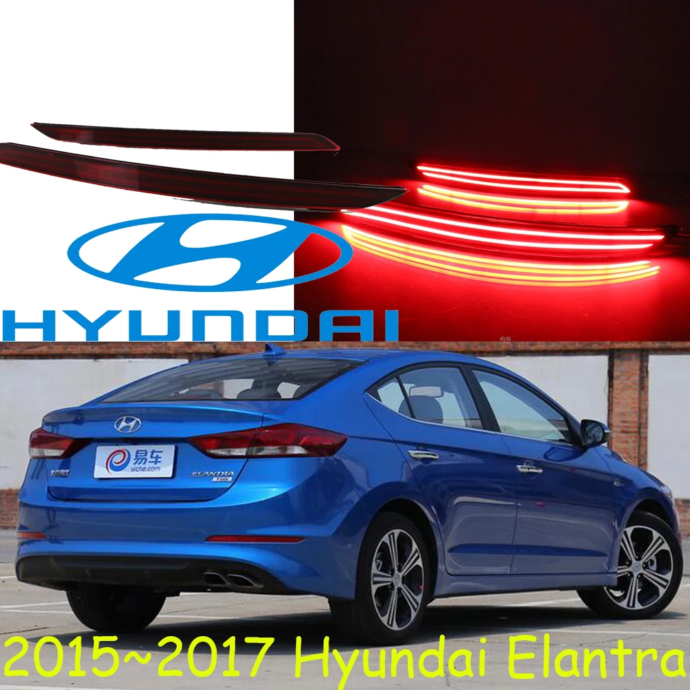 Elantra rear light,2015~2017,LED,free ship!accent,IX35,IX45,Genesis,i10,i20,santa fe,tucson,veracruz,lantra,Elantra fog light