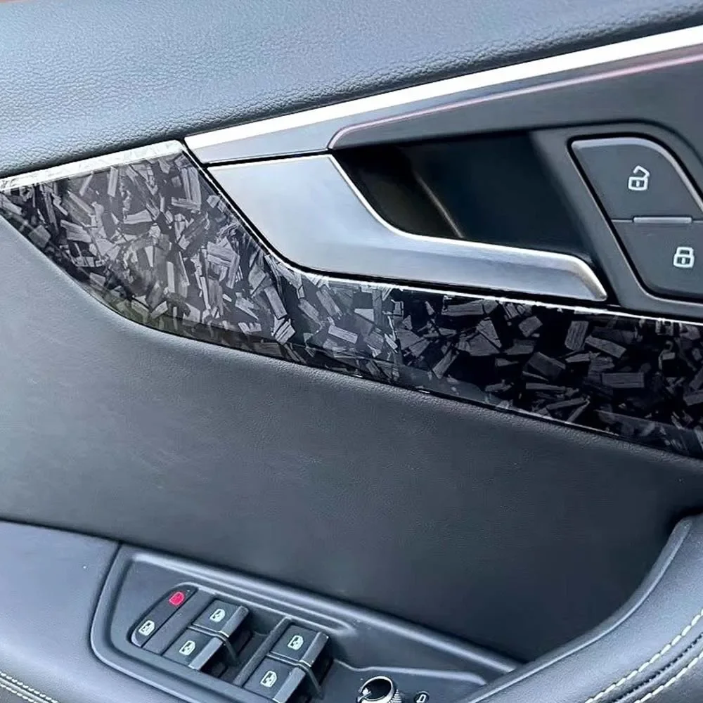 Schwarze Carbonfaser-Aufkleber, selbstklebendes Vinyl, kosmische Verpackung, Auto-Motorrad-Modifikationsfolie, Luftblase, frei geschmiedete Carbonfolie – Detail 4