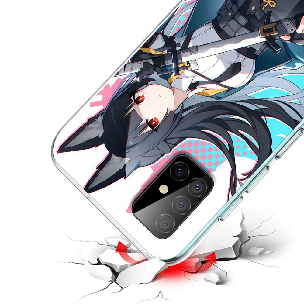 Hoshimi Miyabi ZZZ Case for Samsung Galaxy A54 A51 A12 A15 A21s A23 A33 A55 A13 A31 A42 A53 A71 A24 A32 A34 A14 TPU Phone Cover