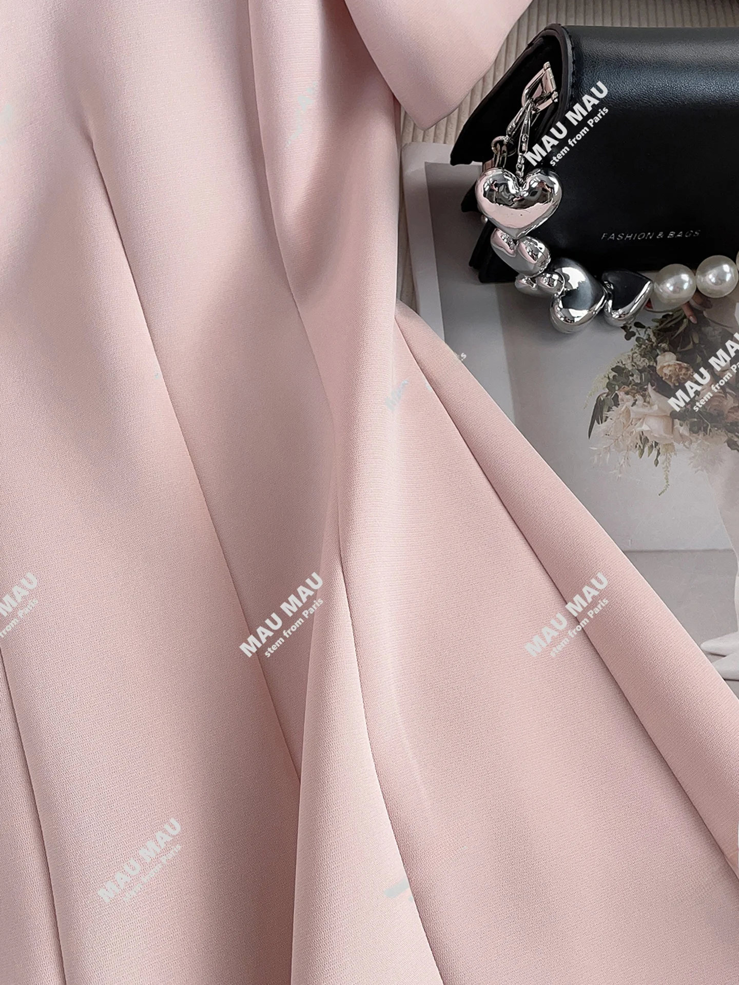 Ele Dames Zomer Dr 2025 Gentle Breeze Knot Bubble Sve Embellied Polyester Vezel Hoge Taille A-lijn Rok