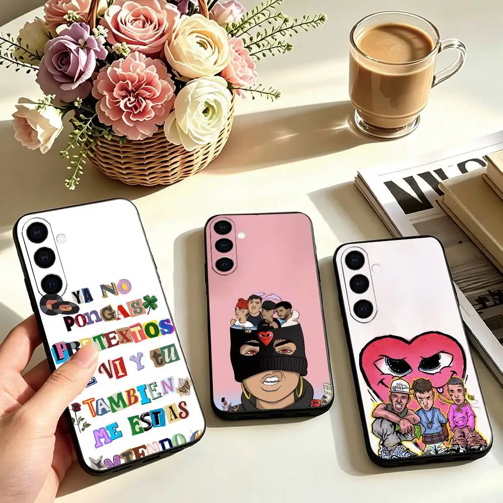 Rap Band La Mafia del Amor Phone Case For Samsung Galaxy A73,A72,A71,A70,A53,A52,A51,Soft Silicone Black Cover Gift