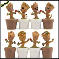 Disney Baby Groot Flowerpot Bloempot Planter Q Edition Tree Elf Tree Man Flower Pot Decoration Garden Flower Planter Pot Gifts