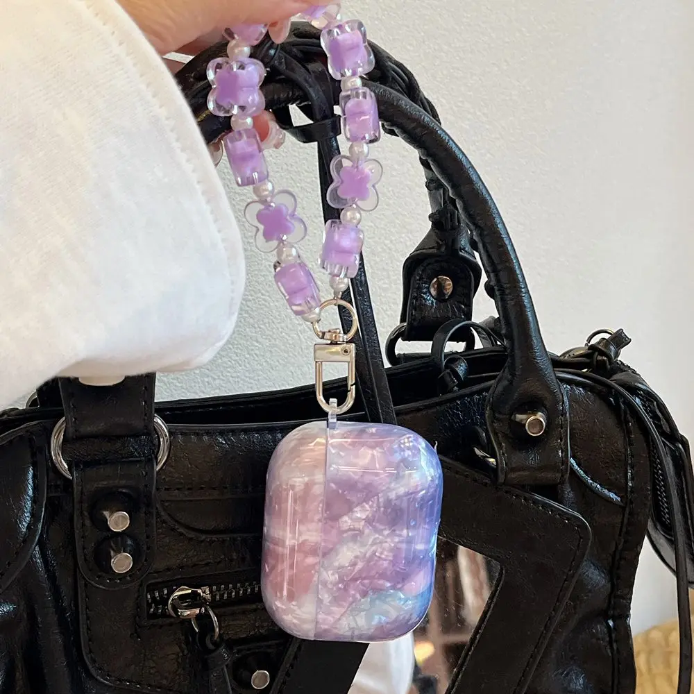 الفاخرة الفتيات اللؤلؤ حقيبة سماعة الاذن ل Airpods برو 3 حافظة ل AirPods 4 3 2 حافظة ل Airpods Pro2 غطاء مع صندوق سماعة المفاتيح