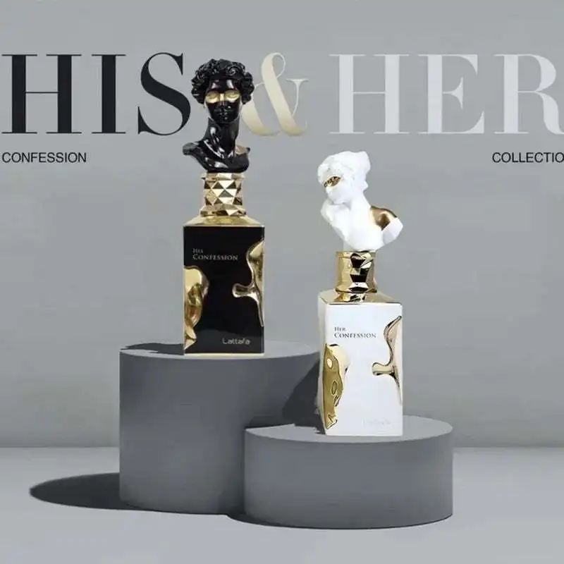 

Набор парфюмерии Lattafa Perfumes His Confession 100 мл (3.4 унции) EDP и Her Confession 100 мл (3.4 унции) - набор из 2-х ароматов для пар.