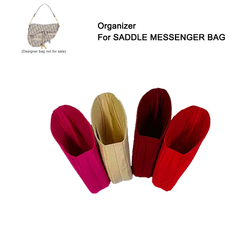 Suitable For CD Saddle Bag Felt Insert Bag Organizer Inner Makeup Pouch Storage Lining Bag Customize Size