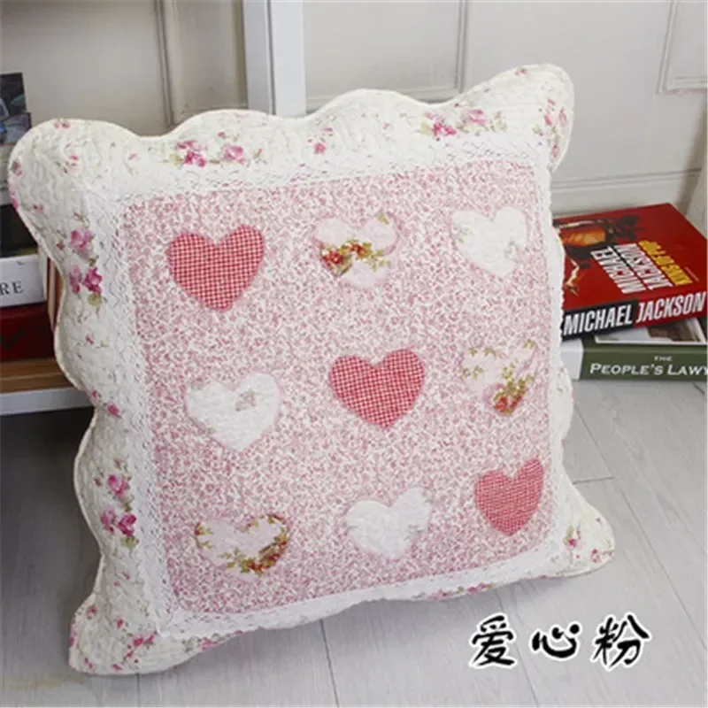 Flower-shaped Cushion Throw Pillows Cotton Fabric Pillows with Cores Cushions Cute Lumbar Pillowcase Sofa Living Room Decor