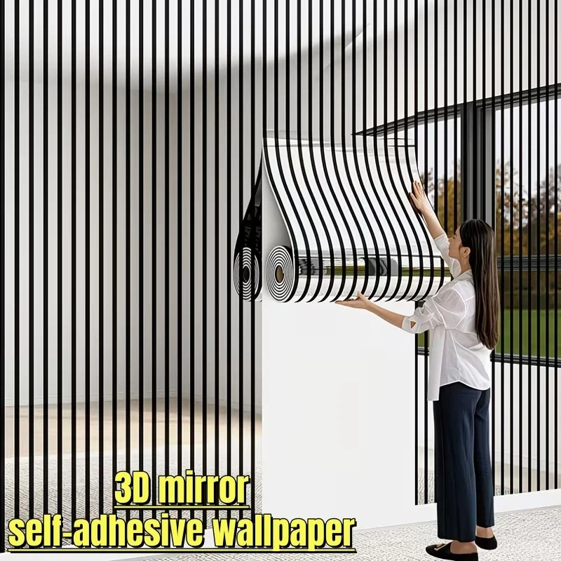 

3D-наклейки на стену с зеркальным эффектом, самоклеящиеся, для декора дома, спальни, ванной комнаты, водонепроницаемые, из пенопласта