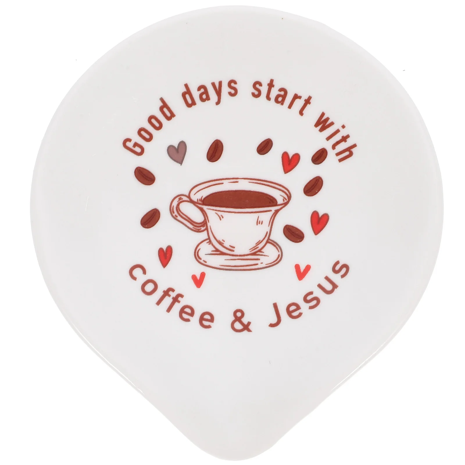 

Ceramic Coffee Spoon Rest Smooth Kitchen Countertop Scoop Holder Soup Spoon Tray Tableware Holder Smooth Scoop Rest