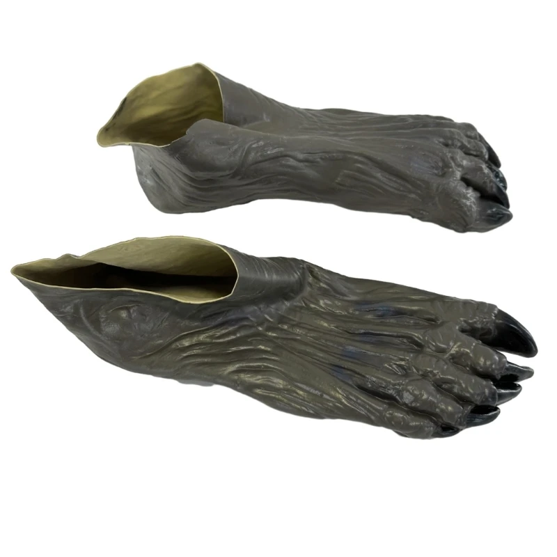 Gants de loup pour hommes et femmes, couvre-pieds, costume de cosplay d'Halloween, accessoires cadeaux