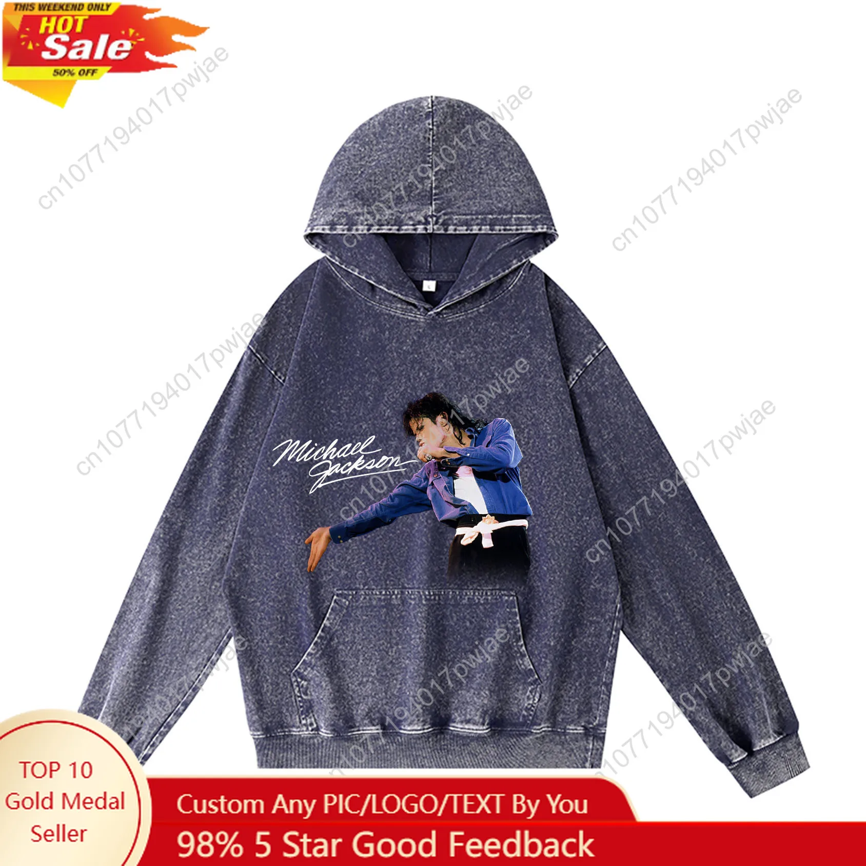 

Michael Jackson Dance Singer Hoodie Retro Sweatshirt Men Woman Vintage Pullover Sweatshirt With Pocket Oversized Customized Top