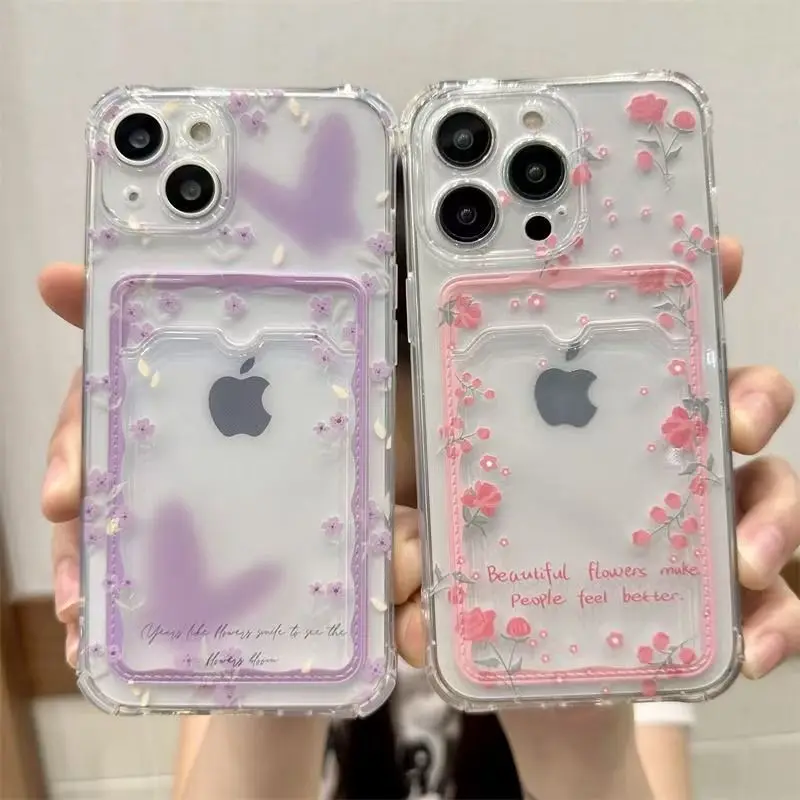 لوتس زهرة حامل بطاقة الصورة الأزهار الحال بالنسبة آيفون 17 برو ماكس 17 الهواء 16E 13 14 15 برو ماكس 11 12 13 برو 16 زائد غطاء المحفظة