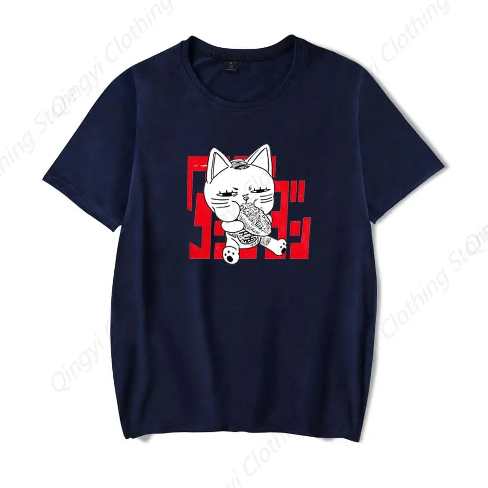 

New Anime Cat Merch Shirt Casual Short Sleeve Anime T Shirt