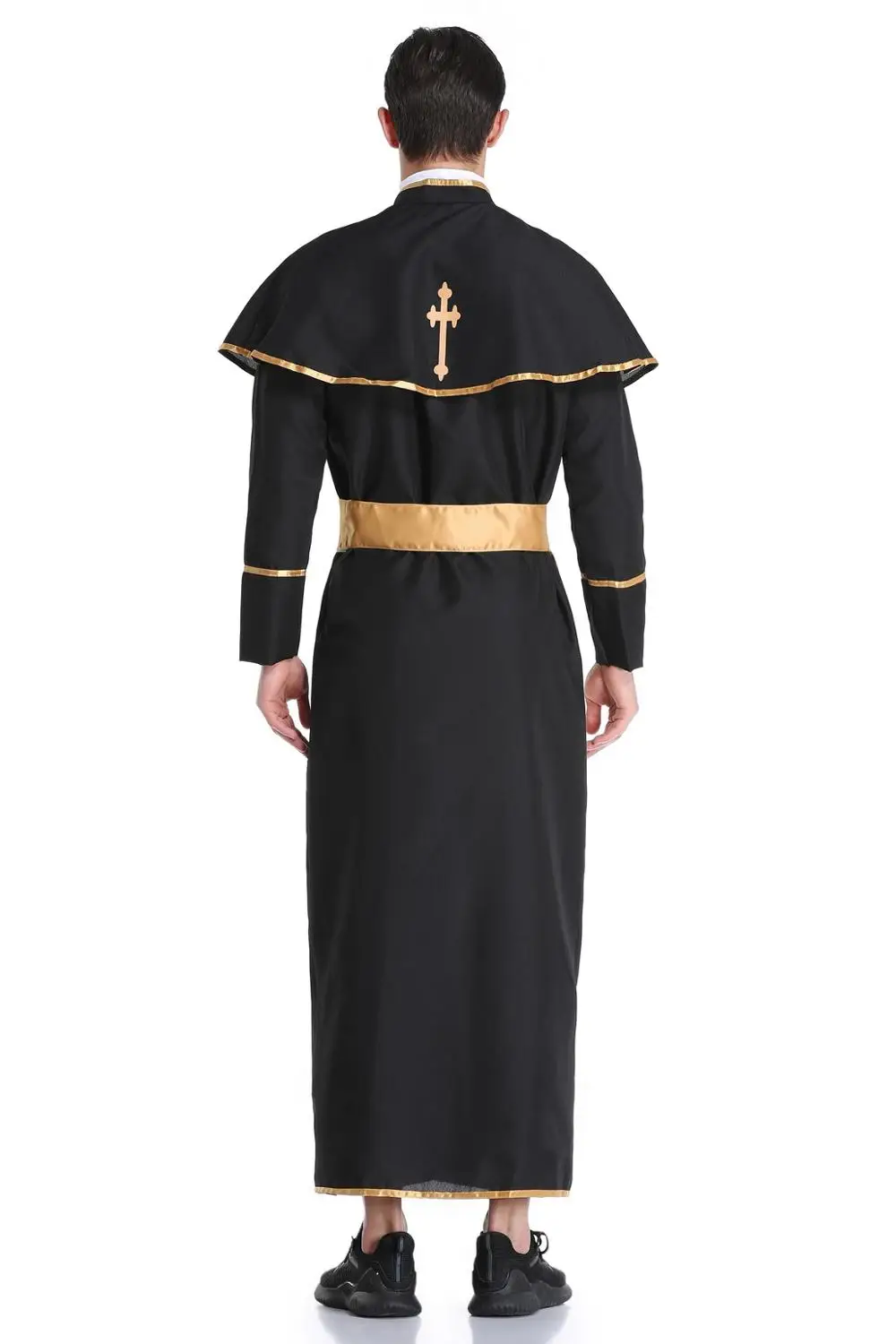 Easter Purim Halloween Costume for Men Father Priest Bishop Costumes Christian Pastor Cosplay view 3